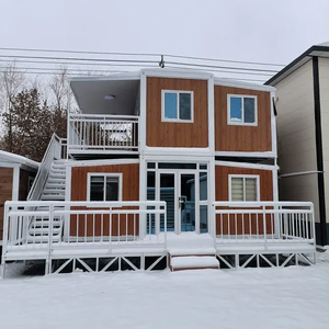 Quảng Đông Bastone di động 40ft mở rộng prefab container nhà 20x40 đầy đủ nhà mở rộng + container + nhà với tường kính - Product Image 6