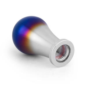 Poignée de vitesse de voiture de course personnalisée en aluminium bleu en forme de boule, levier de changement de vitesse, accessoires de modification personnalisés - Product Image 3