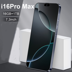 Nhà Máy nguồn trực tiếp Android 5g điện thoại thông minh i16pro Max 7.3 inch 120Hz LED 16GB/1TB Snapdragon 8 Gen 3 100W nhanh chóng Tây Ban Nha Tiếng Anh - Product Image 2