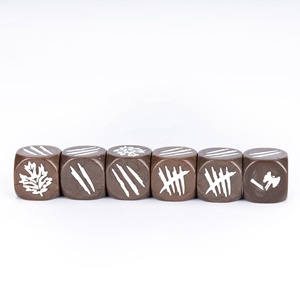 Faccub Bán Buôn Biểu Tượng Tùy Chỉnh 16Mm D6 Xúc Xắc Vui Chơi Giải Trí Trò Chơi Xúc Xắc Nhựa Acrylic Nhựa Ludo <span class=keywords><strong>Dice</strong></span> - Product Image 3