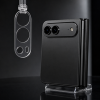 Nouvelle protection d'objectif d'appareil photo pour iPhone 18 Fold en verre trempé 9H transparent imprimé soie