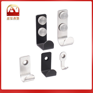 Prosperous Age And Noble Stainless Steel Single Hook 16mm Heavy Duty Wall Mounted Coat Hook Bathroom Toilet <b>Wardrobe</b> Hook - Product Image 5