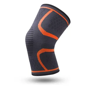 1 Stuks Sport Knie Pad Silicagel Non-Slip Kniebeschermers Running Yoga Kneelet Beschermende Ventilatie Breien Nylon Hoge Elasticiteit