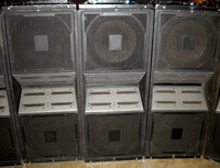 Système audio professionnel, double caisson de basses de 18 pouces, Line Array, haute puissance 1800W, haut-parleur de basses passif pour concert en plein air