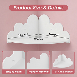 Hot selling modern cloud shaped <b>storage</b> <b>rack</b> inventory wall mounted decorative <b>storage</b> <b>rack</b> - Product Image 2