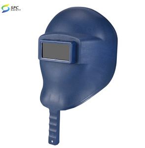 Hotsale economía barata de plástico de protección facial de mano soldador faceshield soldadura mano escudo máscara con mango - Product Image 3