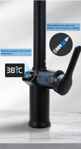 <span class=keywords><strong>Robinet</strong></span> de cuisine commercial intelligent en acier inoxydable 304 avec douchette extractible et mitigeur chaud/froid, fabriqué en Chine - Product Image 4