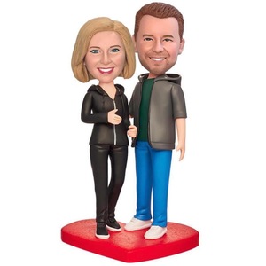 Statuette <span class=keywords><strong>Personalizzate</strong></span> in Resina di Sposi, Bomboniere e Decorazioni Nuziali, Logo e Incisione per Souvenir Regalo di Coppia - Product Image 2