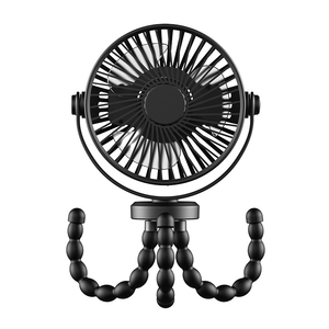 OEM 2000mAh大容量バッテリーUSB充電式屋外タコ型クリップオンミニファン - Product Image 6