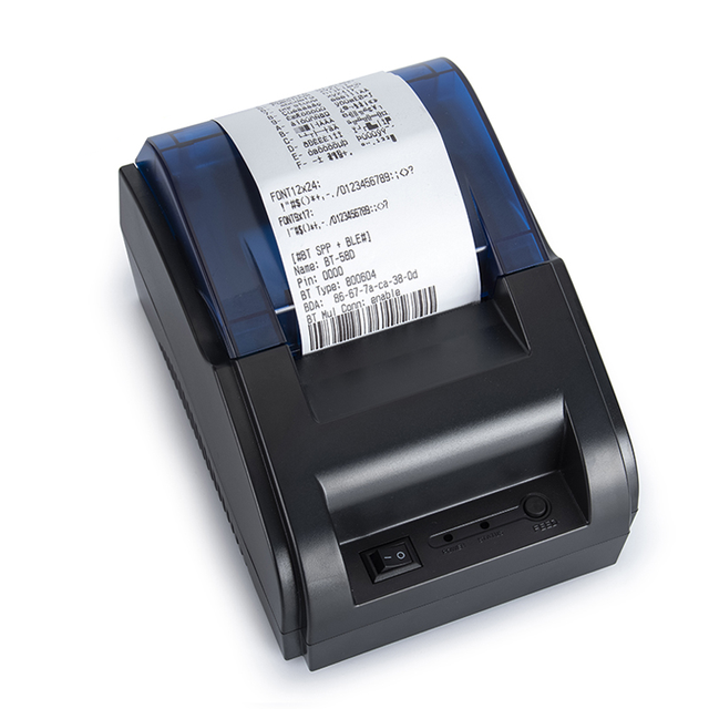 Android Thermal Printer Pos Printer Wireless Desktop High Quality 58mm Bt Thermal Receipt Billing Printer