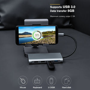 Type-c để Dual HDMI USB 2.0 USB <span class=keywords><strong>3</strong></span>.0 Docking Station 11 trong 1 loại C HUB cho máy tính bảng PC - Product Image 5