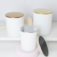 Offre Spéciale : Pots en Verre Vides de Haute Qualité avec Couvercles (210ml, 315ml, 430ml) pour la Fabrication de Bougies de Pâques