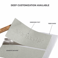 Ensemble d'étiquettes en papier gaufré multi-tailles, autocollants adhésifs personnalisés avec texture pour emballage cadeau et image de marque, faible MOQ