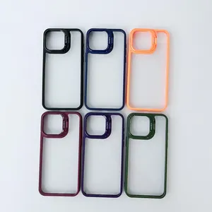 Bracket Three-In-One Cell Phone Case for iPhone for Samsung for Oppo
