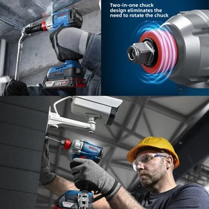 Clé à chocs sans fil GDX18V-285, outil de serrage de boulons, batterie 2.0Ah-5.0Ah, 2800 coups de clé par minute, garantie 1 an - Product Image 2