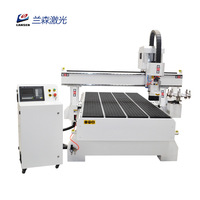 Equipo de corte de grabado de enrutador CNC para carpintería LSW1325 ATC con precisión de alta velocidad de control Syntec