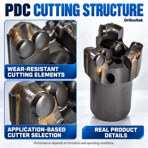 ดอกสว่านเจาะ<span class=keywords><strong>พุก</strong></span>ยึด PDC สำหรับงานยึดหลังคาเหมืองใต้ดิน - Product Image 4
