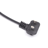 Câble d'extension industriel 1,5 m 10 A 250 V à 2 broches françaises, double fiche femelle 2 broches, cordon d'alimentation CA isolé en PVC IEC C7