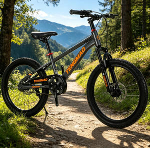 Bicicleta de Montaña de Moda con 2 Ruedas, Cuadro de Magnesio, Horquilla de Acero de Alto Carbono, Rueda Ordinaria de 18 Pulgadas para Uso Diario AQEJ001 High Carb - Product Image 4
