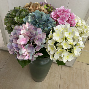 Flores artificiales de Hortensia con impresión 3D, flores artificiales de Hortensia para boda, fiesta, oficina, decoración del hogar - Product Image 2