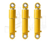Vérin hydraulique télescopique à double effet pour véhicule malaxeur à ciment, vérin de stabilisation de stabilisateur de béquille de levage inclinable du tambour de malaxeur