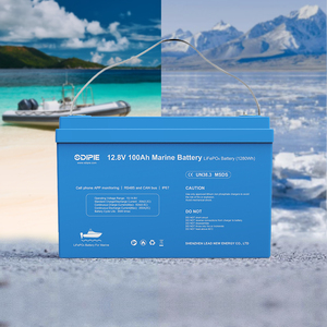 Batteria LiFePO4 a lunga durata 12.8V 12V 100Ah 200Ah al litio marino con BMS per barche da pesca/yacht/motori da traina/camper - Product Image 4