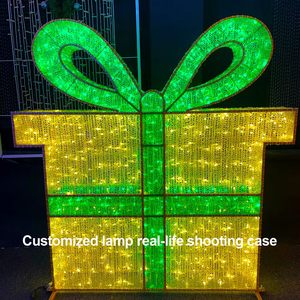 Luces LED 3D con Motivos Navideños para Exteriores, Decoración Comercial para Calles, Caja de Regalo - Product Image 1