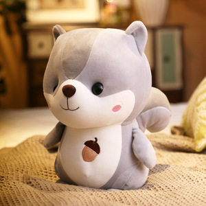 Jouets en peluche écureuil, oreillers, jouets en peluche, petites poupées animaux à <span class=keywords><strong>corps</strong></span> souple, cadeaux pour enfants et filles, machines à griffes, poupées en tissu - Product Image 6