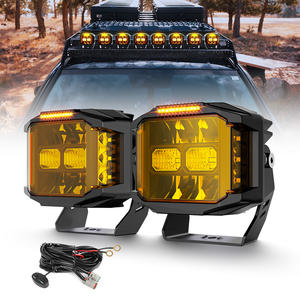 Barre lumineuse à haute puissance 122W, longue portée, avec des pods LED de 5 pouces et 270° °   Technologie de tir latéral pour SUV tout-terrain - Product Image 1