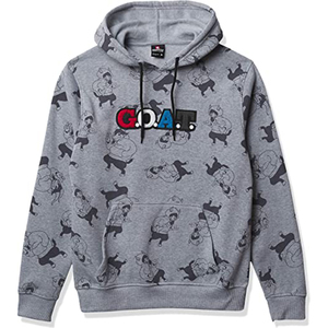 Sweat à capuche pour homme Out Look 100% coton chenille Patch Sweatshirt avec broderie Technics Hiver - Product Image 5