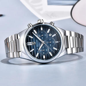 Montre à quartz sport de mode BENYAR 5214 de marque supérieure, 42 mm, pour homme d'affaires, calendrier, étanche, bracelet en acier inoxydable, lumineuse, 2026 - Product Image 3
