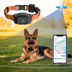 Collier intelligent GPS pour <span class=keywords><strong>chien</strong></span> avec application gratuite, clôture sans fil, étanche IP67, rechargeable, collier d'entraînement intelligent pour chiens, sans abonnement - Product Image 1