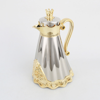 Cafetera de estilo árabe vintage de la mejor calidad, nuevo frasco de vacío popular con revestimiento de vidrio para ollas para regalos