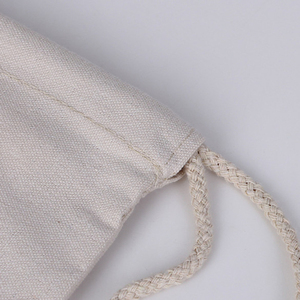 Bolsa de Regalo Pequeña Natural, Bolsa de Algodón Promocional, Bolsa de Lona con Cordón de Algodón - Product Image 3
