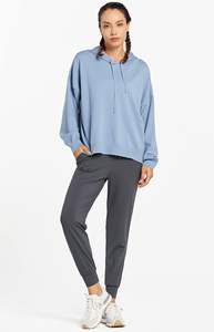 กางเกงจ็อกเกอร์ขายส่งสำหรับผู้หญิง ระบายอากาศได้ดี น้ำหนักเบาปานกลาง กางเกงวิ่งมีกระเป๋า แห้งเร็ว <span class=keywords><strong>ทรง</strong></span>สปอร์ต ความยาวระดับข้อเท้า มีเชือกผูก - Product Image 6