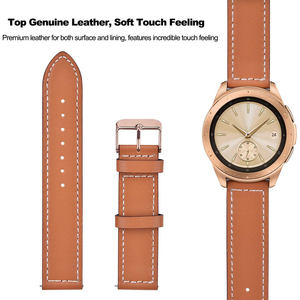 <span class=keywords><strong>Correa</strong></span> de <span class=keywords><strong>cuero</strong></span> de 22mm para <span class=keywords><strong>Samsung</strong></span> <span class=keywords><strong>Gear</strong></span> <span class=keywords><strong>S3</strong></span> Classic <span class=keywords><strong>Frontier</strong></span> para Galaxy Watch Active Smart Watch Bands - Product Image 4