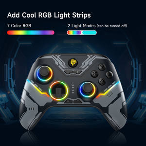 Nuevo <span class=keywords><strong>EASYSMX</strong></span> X15 2025 para <span class=keywords><strong>Switch</strong></span> Pro Controller, Joysticks con Luz RGB, Gatillos, Gamepad Inalámbrico de 2.4GHz - Product Image 5