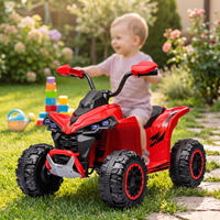 Quad électrique pour enfants GEEN 12V, alimenté par batterie, double moteur, tout-terrain, 4 roues, avec LED et musique, voiture à roulettes