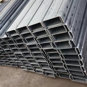 高速公路护栏柱 Q235 钢材热镀锌 C 形柱 高防护防撞等级 停车场人群控制 - Product Image 4