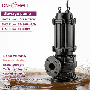 <span class=keywords><strong>Pompe</strong></span> à <span class=keywords><strong>eau</strong></span> submersible électrique industrielle verticale haute pression ZHELI 7hp 10hp 11hp 18hp 22kw 37kw pour eaux usées, hauteur de refoulement 55m 35m - Product Image 1