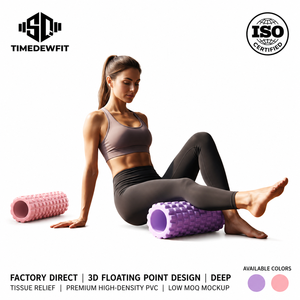 Rouleau de massage en mousse EVA OEM, haute densité, mini 25 cm, portable, fermeté moyenne, équipement de fitness pour la relaxation musculaire - Product Image 1