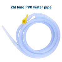 Hailicare 2L PVC/PE Kit de Lavage Médical pour Nettoyage du Colon, Douche Vaginale et Anale, Ensemble de Lavage Réutilisable avec Sac de Lavement et Tuyau d'Eau de 2M