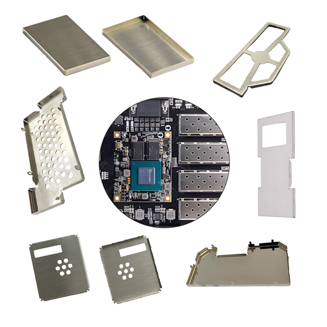 OEM RF Shield Box EMI RFI Shielding Enclosure for PCB WiFi Module UAV 5G Automotive Electronics Metal Housing