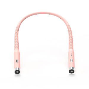 Lámpara de Lectura con Cuello Flexible Rosa, Luz de Cabeza Portátil con Manos Libres, Control Táctil, Diseño Moderno para Uso Doméstico - Product Image 1