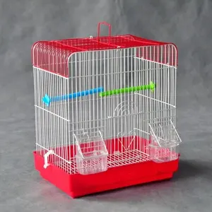 Hot Sale Decorative Metal Bird Cages Iron Metal Parakeet Parrot Bird Cage with Handle