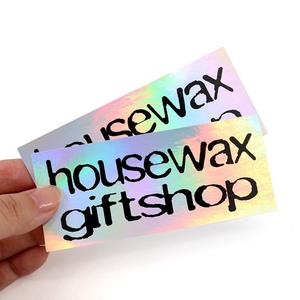 Mát thiết kế không thấm nước thân thiện với môi tùy chỉnh chết cắt cầu vồng ba chiều nhãn tự dính laser kraft giấy Holographic Sticker - Product Image 5