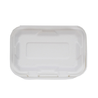 Assiettes en papier robustes résistantes à la courbure canne à sucre compostables plateaux jetables de taille moyenne pour Taco Meat Sandwich Dessert