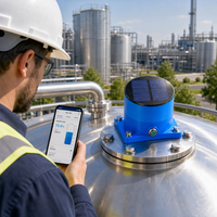 Capteur de niveau ultrasonique intelligent sans fil alimenté par énergie solaire avec application Tuya pour la surveillance des réservoirs d'eau