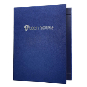 ปกเมนูหนังราคาโรงงานสำหรับร้านอาหาร ขนาด 8.5x11 นิ้ว เมนูหนัง 2 ด้าน แนวนอน สำหรับร้านอาหารและเครื่องดื่ม - Product Image 5