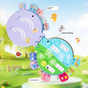 Più popolari bambini <span class=keywords><strong>Montessori</strong></span> giocattoli tranquillo occupato libro Juguetes lettera di corrispondenza penna di controllo di formazione per i bambini del bambino ragazzi ragazze - Product Image 5